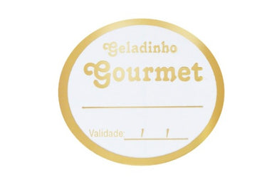 Etiqueta Adesiva Geladinho Gourmet 100UN
